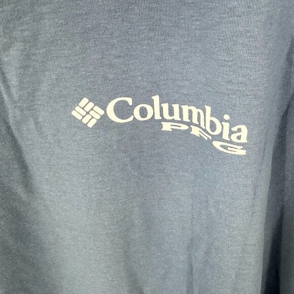 Columbia PFG Yuri T-Shirt Mens 2X Blue Graphic Back Performance Fishing Gear NWT - Picture 4 of 7